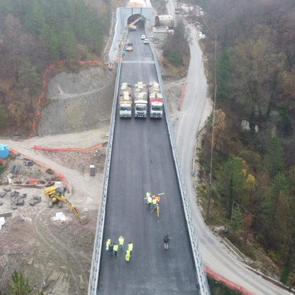 Spoleto, viadotto sulla Flaminia sotto osservazione: test e sensori attivi