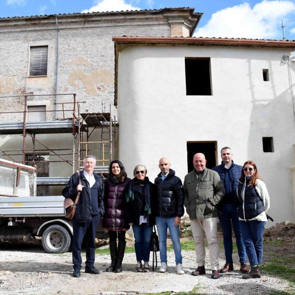 Palazzo Vitelli di Città di Castello torna a splendere: oggi il sopralluogo al cantiere