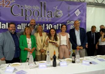 Festa della Cipolla di Cannara: alla cena inaugurale anche la ministra per le Disabilità, Alessandra Locatelli