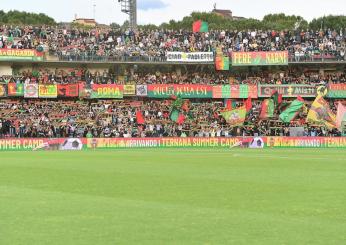 Ternana, arriva puntuale la penalizzazione in classifica: -2