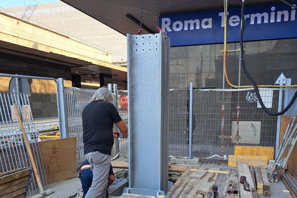 Binario Est Roma termini, buone notizie per i pendolari umbri: quasi conclusi i lavori alla pensilina