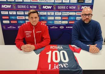 Rosaia tocca quota 100: il Gubbio lo celebra con una maglia