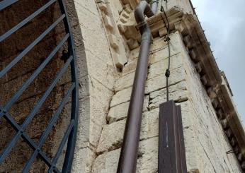 Perdita d’acqua dal discendente del Palazzo dei Consoli: indagine per risolvere un problema complesso