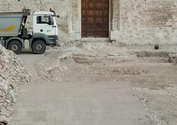 Piazza Grande ripavimentata sarà inaugurata dal ministro Sangiuliano prima della Festa dei Ceri