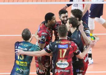 La Sir Volley Perugia cerca il bis nella seconda gara della semifinale scudetto contro l’Allianz Milano