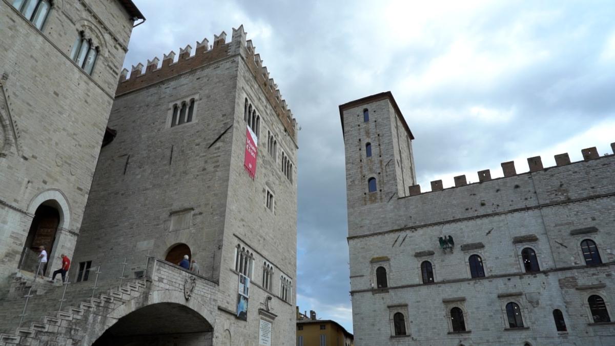 Todi, riaperta la Torre del Palazzo dei Priori in piazza del Popolo