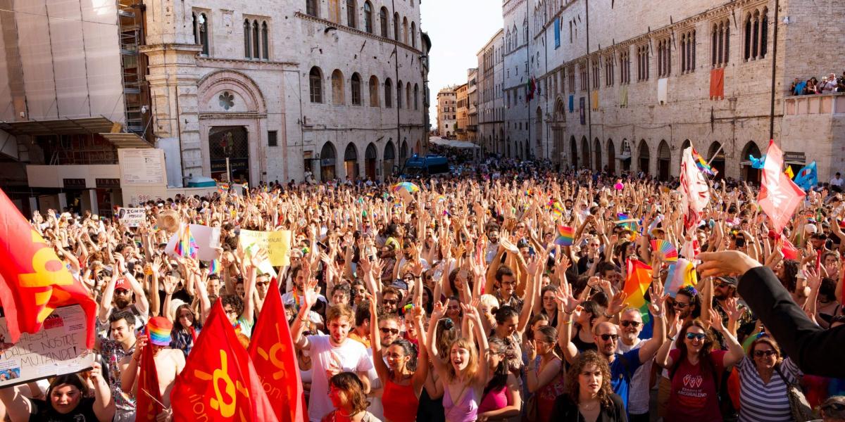 Ermenegildi Zurlo, segretario di Omphalos Perugia denuncia pesanti attacchi a Umbria Pride: “Non vi meritate la gentilezza e la bellezza che si sprigionano durante il Pride”