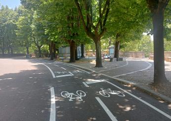 In bici nel parco, completato l’intervento alla Passeggiata di Terni