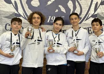 Scherma: al Trofeo Coni i migliori giovani dell’Umbria