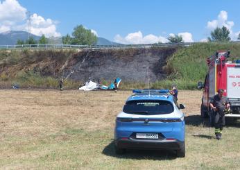 Velivolo aeromobile precipitato a Terni, due morti