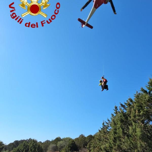 Due turiste francesi soccorse dai Vigili del Fuoco e dall’elisoccorso sul Monte Cucco