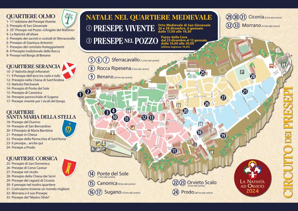 Natale a Orvieto entra nel vivo con il Circuito dei Presepi: il programma