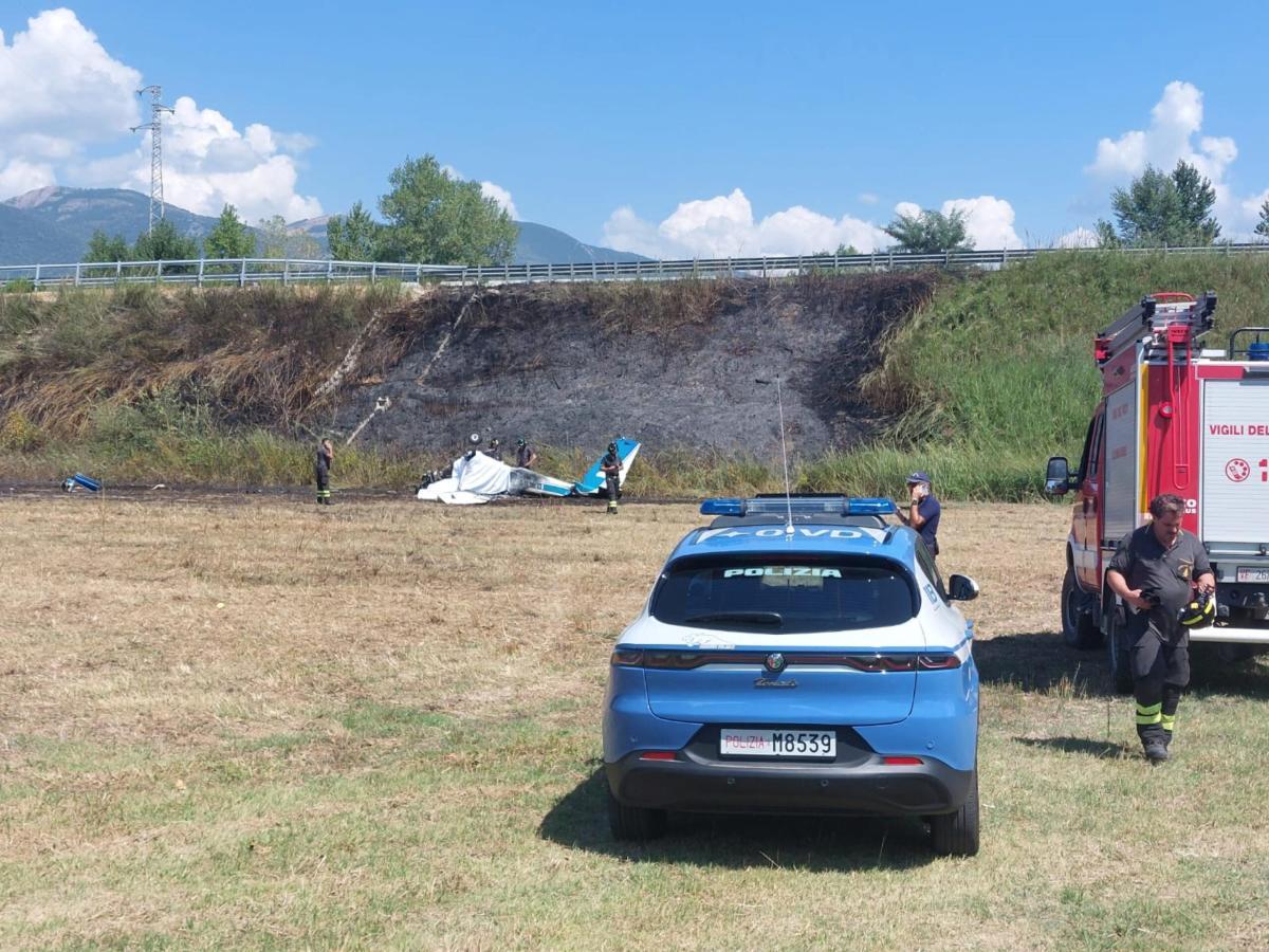 Velivolo caduto a Terni: scattano le indagini