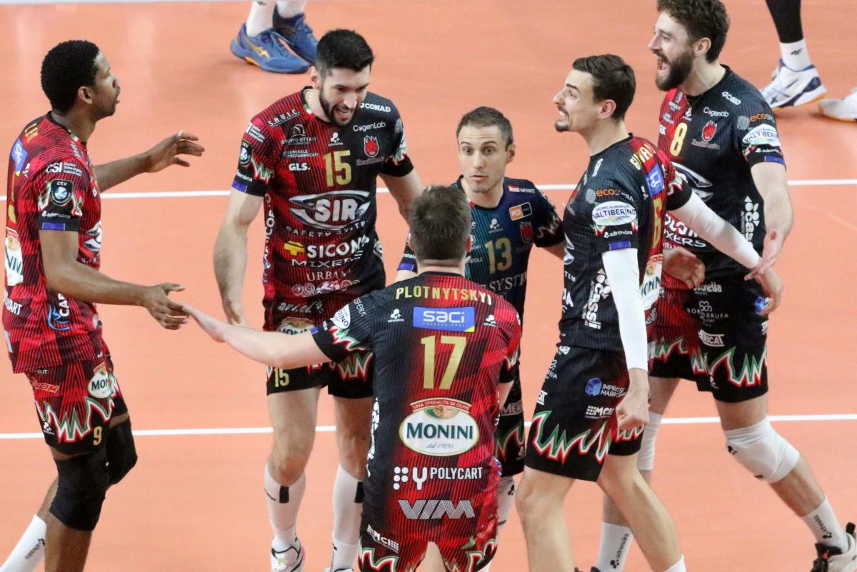 La Sir Volley Perugia è pronta per gara 1 della semifinale scudetto contro Milano