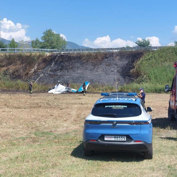 Velivolo aeromobile precipitato a Terni, due morti