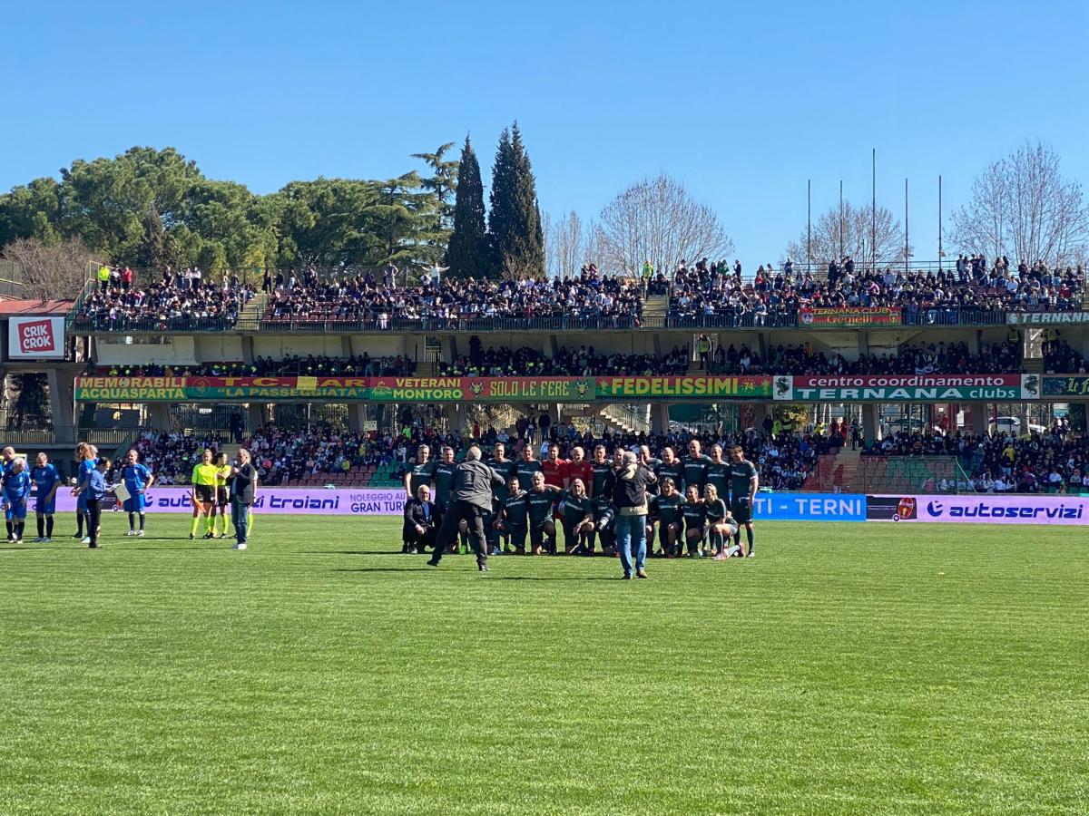 Terni: “la partita della solidarietà” con attori, ex calciatori e Ternana in campo