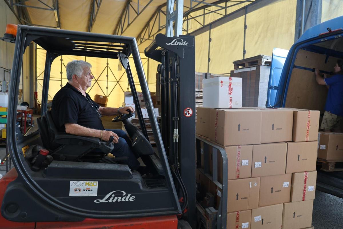 Dona 350 quintali di pasta agli orfanotrofi e alle famiglie dell’Ucraina. La generosità dell’imprenditore Vincenzo Faccendini da Foligno supera ogni confine