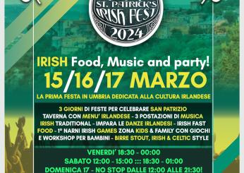 Narni St. Patrick’s Irish Fest: dal 15 al 17 marzo il primo festival che celebra la cultura irlandese