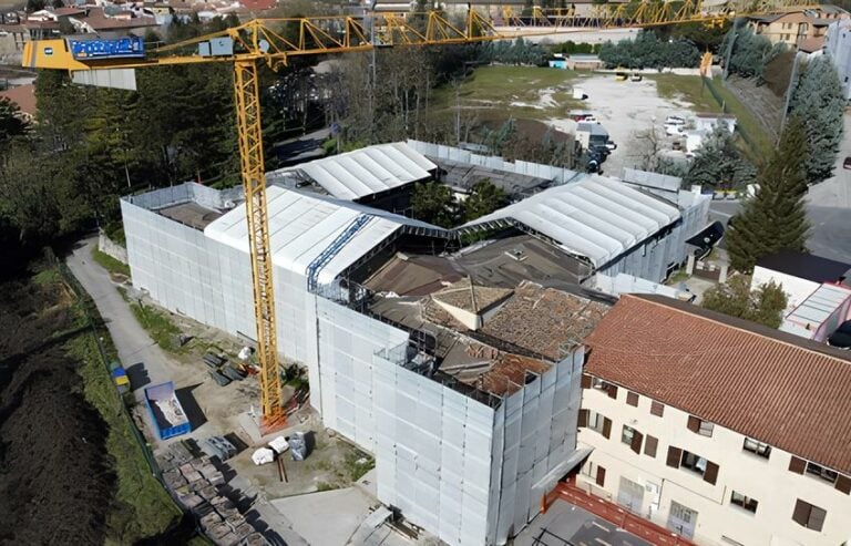 Ricostruzione post-sisma: avanti i lavori all'ospedale di Norcia