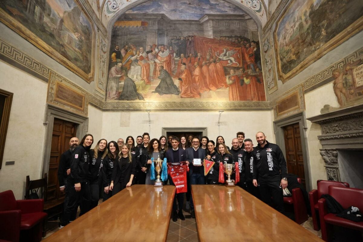 Bartoccini Fortinfissi Perugia vola in A1: premiata a Palazzo dei Priori