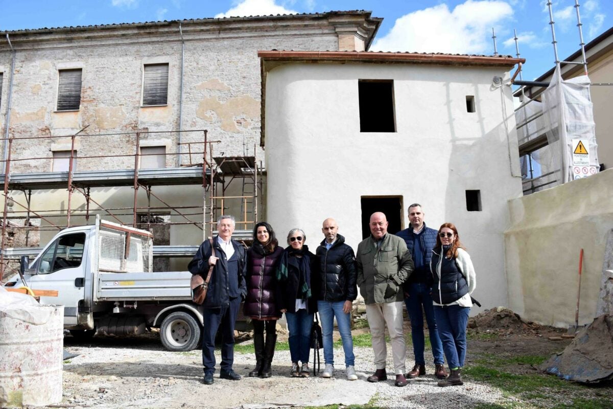 Palazzo Vitelli di Città di Castello torna a splendere: oggi il sopralluogo al cantiere