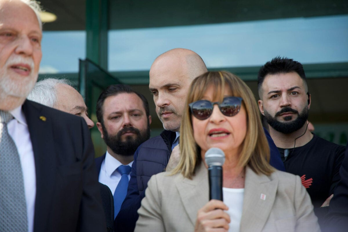 La presidente della Regione, Donatella Tesei, annuncia la presenza dell'Umbria a Expo2025