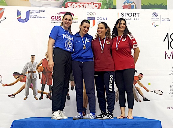 Campionati Nazionali Universitari Campobasso: il Cus Perugia brilla e riporta quattro medaglie