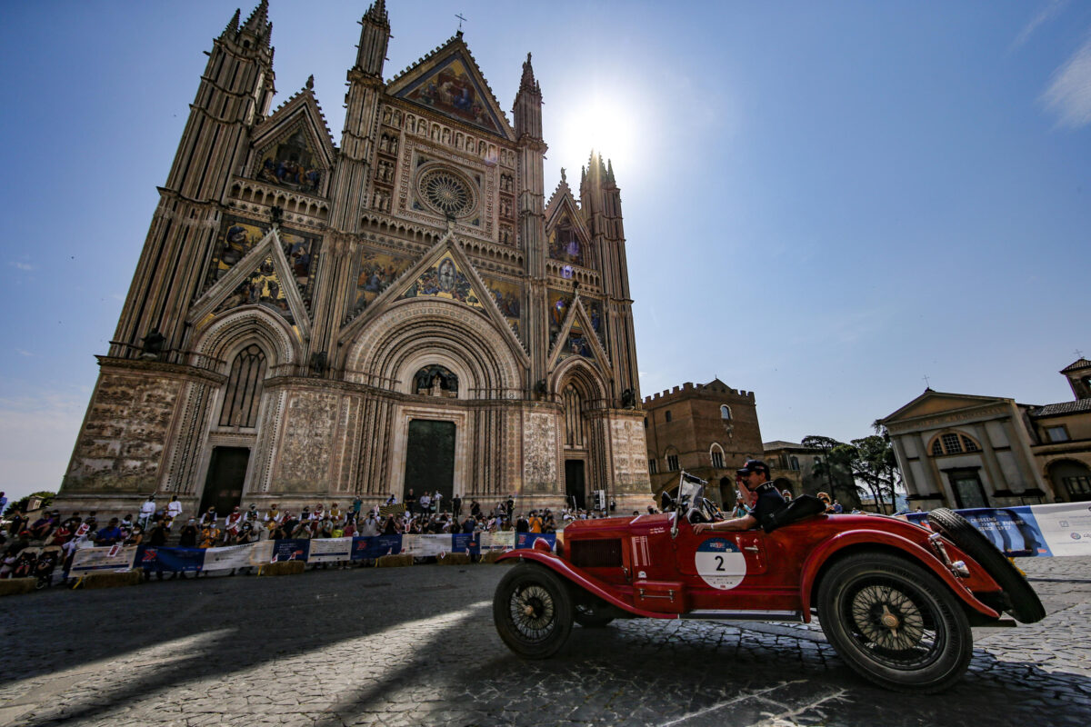 Arriva la Mille Miglia in Umbria. "La corsa più bella del mondo" venerdì attraversa il cuore verde d'Italia