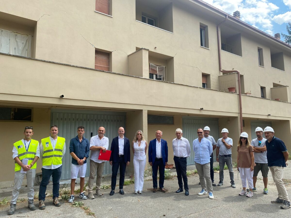 Preci, parte il cantiere per la ricostruzione di sei alloggi Ater Umbria