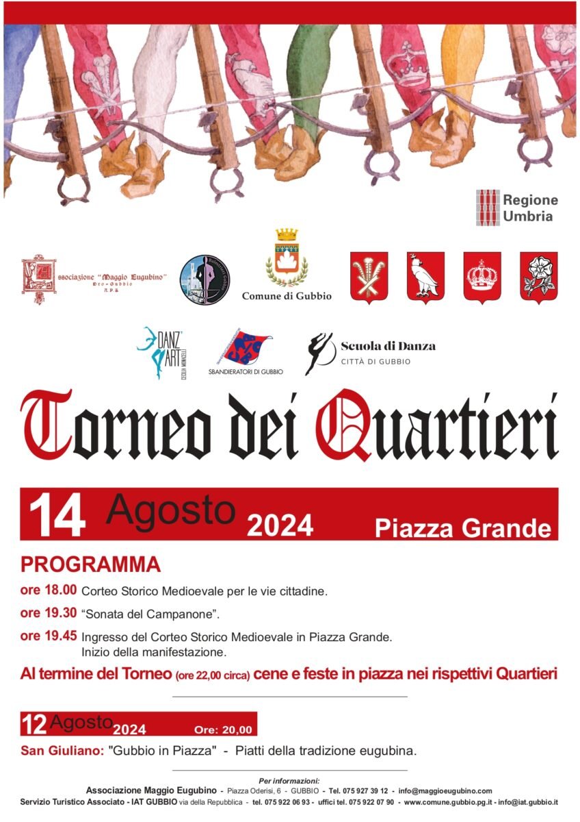 Torneo dei Quartieri di Gubbio, tra storia, tradizione e competizione