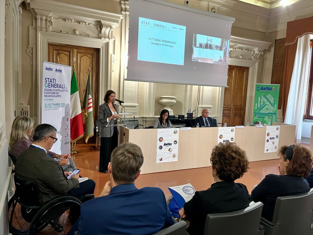 Stati generali sulle disabilità intellettive a Perugia, sindaca Vittoria Ferdinandi: “La sfida è culturale”