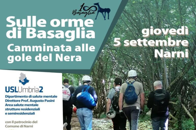 "Sulle orme di Basaglia", il social trekking alle Gole del Nera