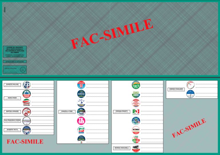 Fronte del dissenso chiede la modifica della scheda elettorale. Presentata Umbria Domani