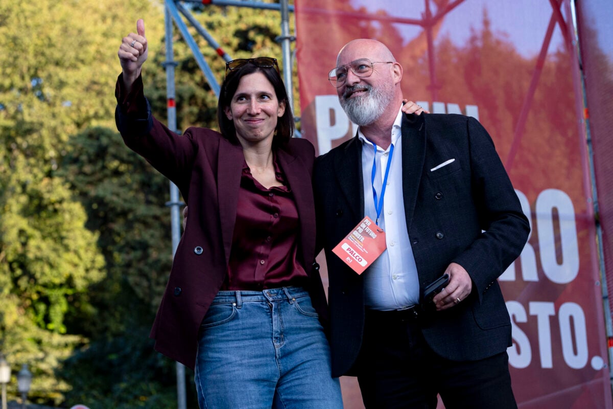 Elly Schlein e Stefano Bonaccini in Umbria per sostenere Stefania Proietti