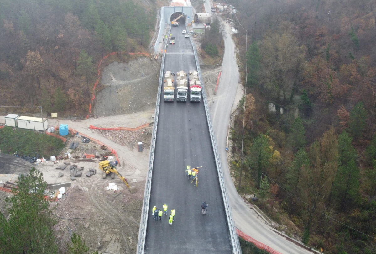 Spoleto, viadotto sulla Flaminia sotto osservazione: test e sensori attivi