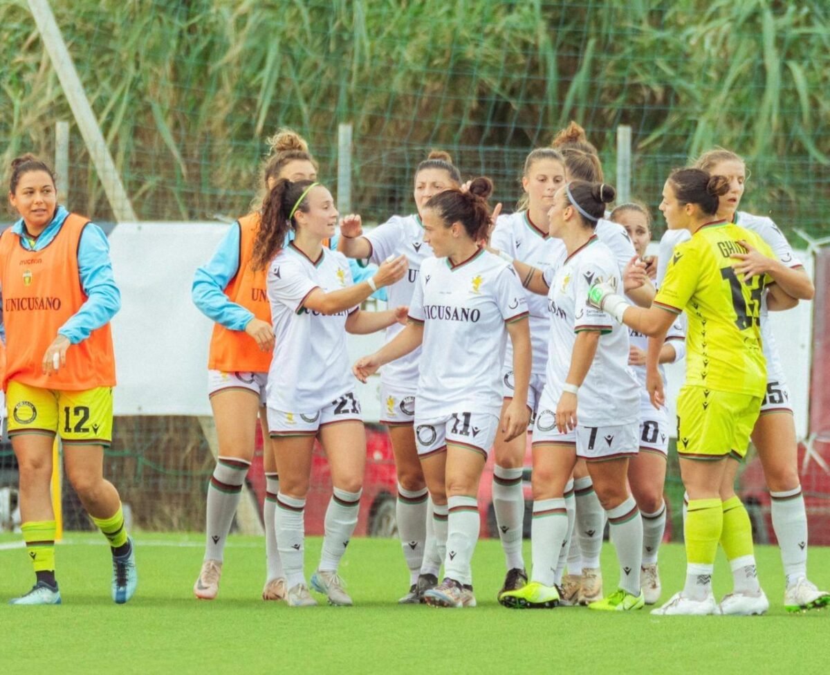 Vis Mediterranea-Ternana Women 0-6: Fere in testa alla classifica