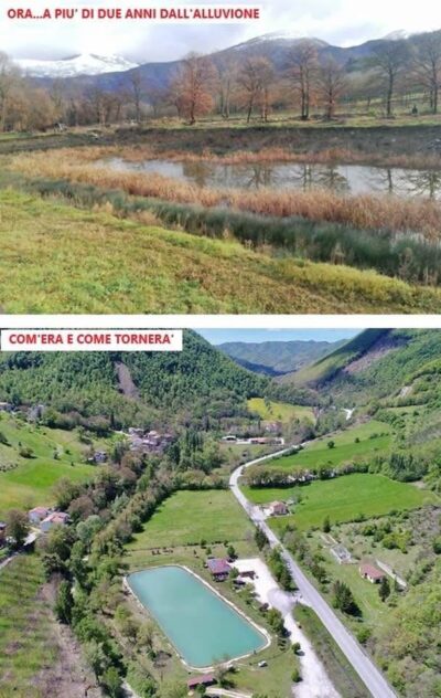 Rinasce il Laghetto di Pontericcioli, tra Umbria e Marche: punto strategico anche per la Protezione Civile